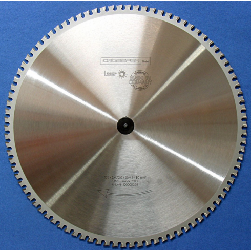 LAME SCIE METAUX UNIVERSELLE 355 MM 80 DENTS