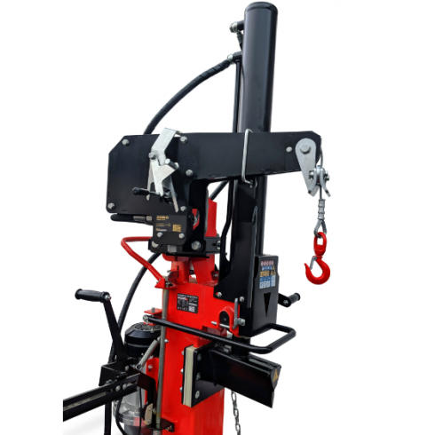 Fendeuse de bûches verticale LS30T-PTO+E400V avec prise de force et treuil hydraulique