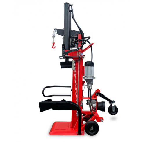 Fendeuse de bûches verticale LS30T-PTO+E400V avec prise de force et treuil hydraulique