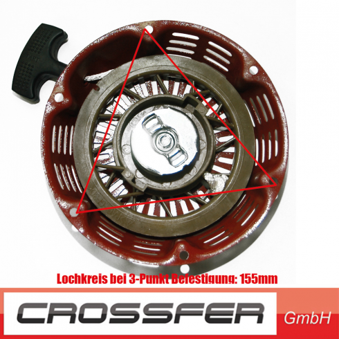 Démarreur à lanceur réversible pour moteur 9CV