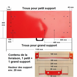 Table de travail universelle CROSSFER – pour fendeuses et machines