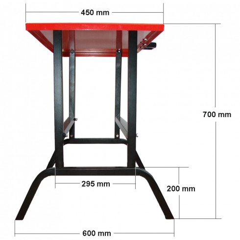 Table de travail universelle CROSSFER – pour fendeuses et machines