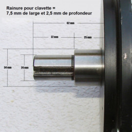 Moteur électrique triphasé 400 V CROSSFER – 5,2 kW avec interrupteur et protection intégrée