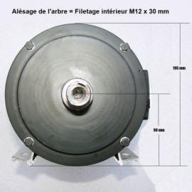 Moteur électrique triphasé 400 V CROSSFER – 5,2 kW avec interrupteur et protection intégrée