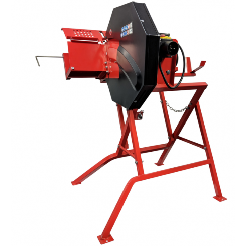 Scie à bascule BKS400-230V/NT19 – Puissante et sécurisée pour bois de chauffage