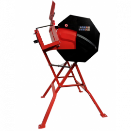 Scie à bascule BKS400-230V/NT19 – Puissante et sécurisée pour bois de chauffage