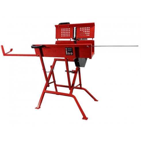 Scie à bascule BKS400-230V/NT19 – Puissante et sécurisée pour bois de chauffage