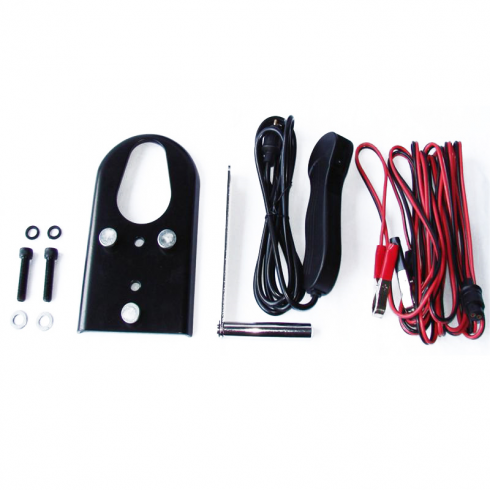 Treuil électrique 12V KDJ-2500G pour bateau – 3 175 kg (roulement libre)