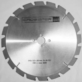 Lame de scie circulaire carbure SB-NF315 – spéciale bois Résistante aux clous – 315 mm Ø