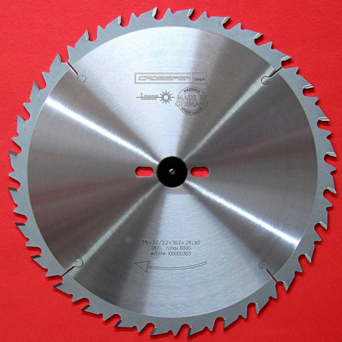 Lame Scie Carbure, Coupe Brute, 315mm, 28 Dents