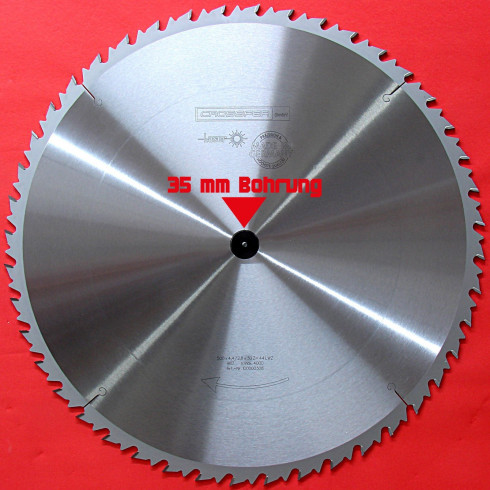 Lame Scie Carbure, 500mm, 44 Dents, Coupe Brute