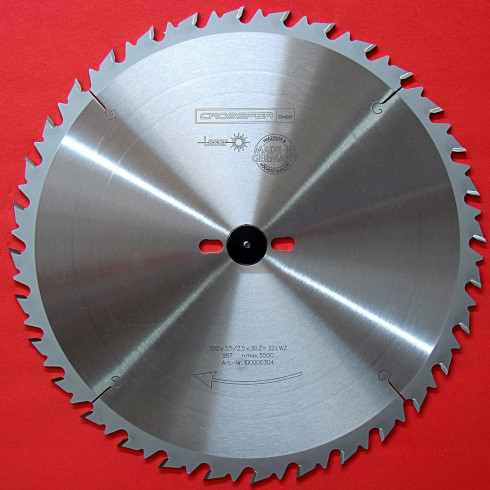 Lame Scie Carbure, Coupe Brute, 350mm, 32 Dents