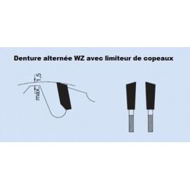 Lame Scie Carbure, Coupe Brute, 350mm, 32 Dents