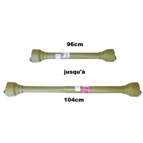 Prise de force | Arbre à cardan HQ 96-104cm 1 3/8" 6 dents