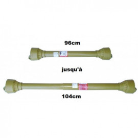 Prise de force | Arbre à cardan HQ 96-104cm 1 3/8" 6 dents