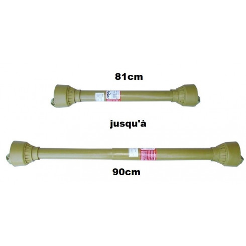 Prise de force | Arbre à cardan HQ 81-90cm 1 3/8" 6 dents