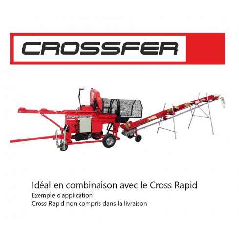 Convoyeur à bois de chauffage 5 m – FOR‑5M – Moteur 400V triphasé