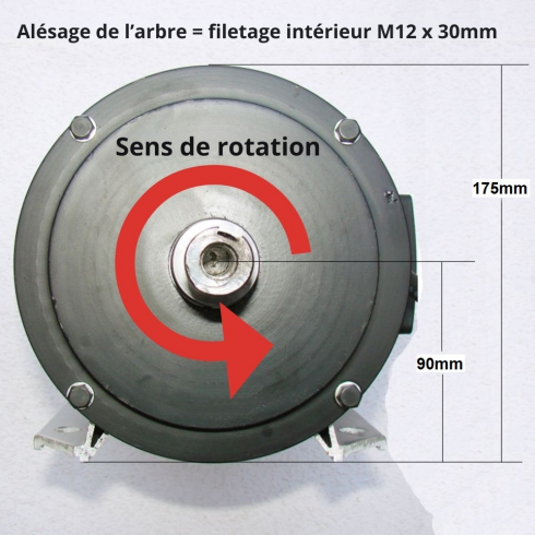 Moteur électrique pour scie à bascule CROSSFER BKS700‑230 V – 3,2 kW