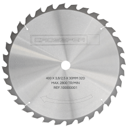 Lame Scie Carbure, 400mm, 32 Dents