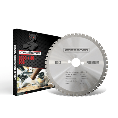 Lame Scie Carbure, 600mm, 36 Dents