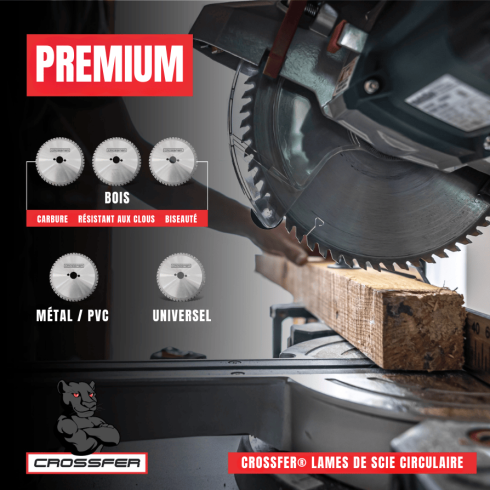 Lame Scie Carbure, 600mm, 36 Dents