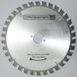 Lame de scie carbure HM SB-NF235, résistante aux clous Lame de scie carbure HM SB-NF235, résistante aux clous