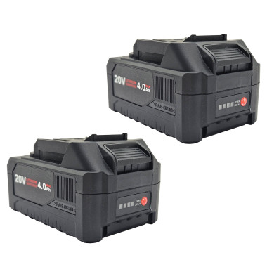 Pack de 2 batteries 4.0 Ah pour scarificateur