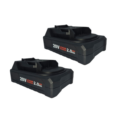 Pack de 2 batteries 2.0 Ah pour scarificateur CF40