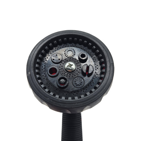 Set tuyau d’arrosage avec pistolet multifonctions et adaptateur