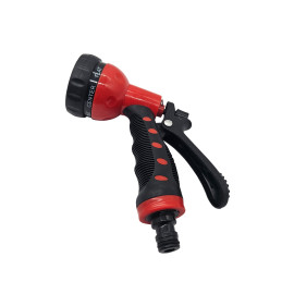 Set tuyau d’arrosage avec pistolet multifonctions et adaptateur