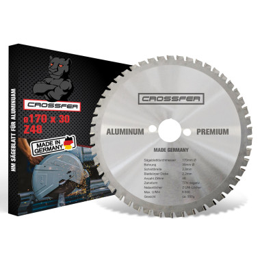 Disque de scie circulaire WSB-NE-Metall170 pour aluminium et métaux non ferreux