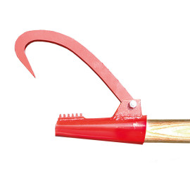 Crochet d’abattage avec cran latéral