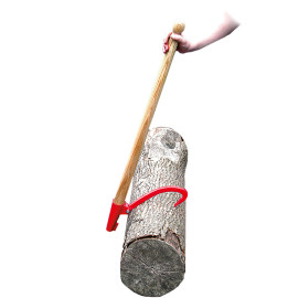 Crochet d’abattage avec cran latéral