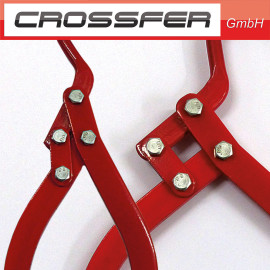 Crochet d’abattage avec cran latéral