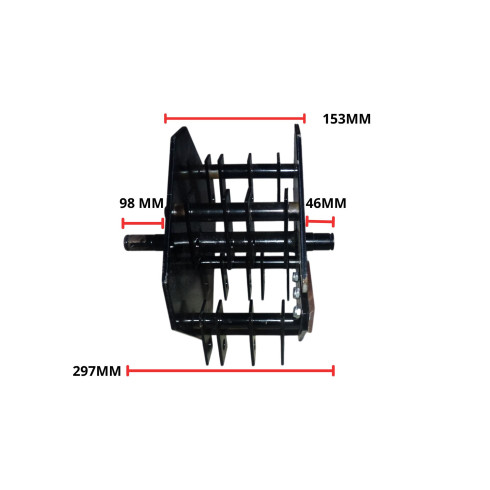 Tambour couteau cuillère broyeur Hecht