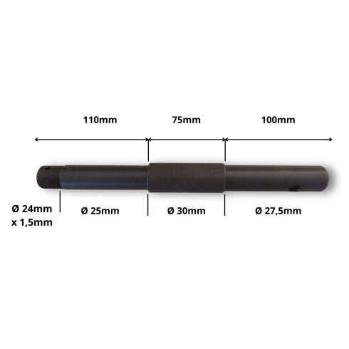 Fusée porte roue scie tractable Crossfer