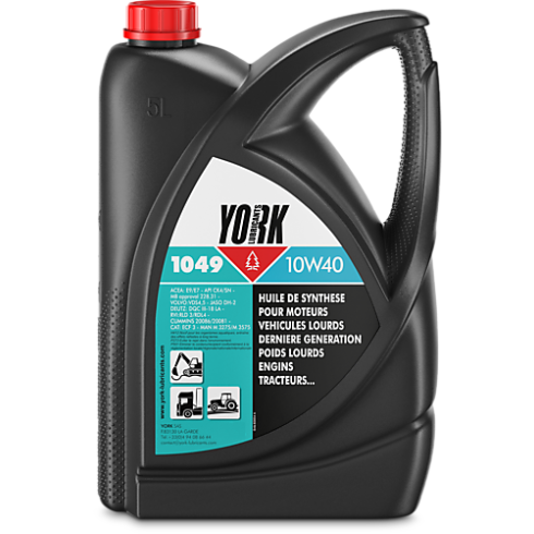 HUILE MOTEUR YORK 1049 SAE 10W/40 1L