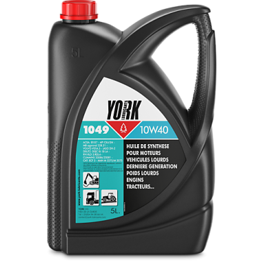 HUILE MOTEUR YORK 1049 SAE 10W/40 5L