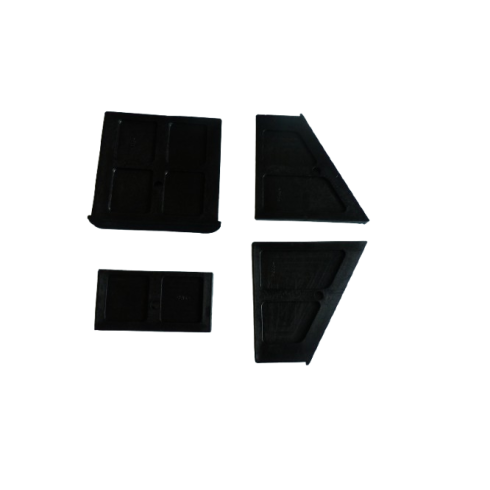 Set de 4 plaques de support fendeuse Hecht 6160