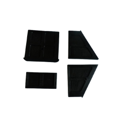 Set de 4 plaques de support fendeuse Hecht 6160