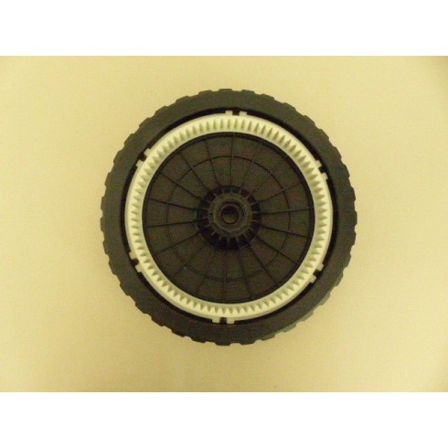 Roue arrière avec anneau transmission tondeuse Hecht