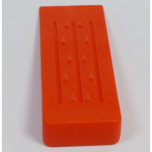 Coin d’abattage plastique 190x65x27 mm