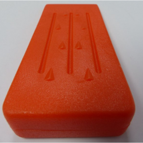 Coin d’abattage plastique 190x65x27 mm