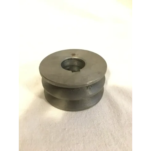 Poulie double 25 mm entrainement moteur scie Hecht 890