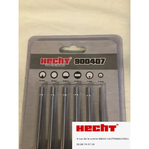 Jeu de tournevis pour réglage carburateur Hecht