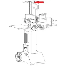 Couvercle de protection carré pour fendeuse LS8T-PRO Crossfer