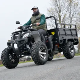 Quad utilitaire électrique HECHT FARMIS 72 V/52 Ah 3000 W 475 kg de charge