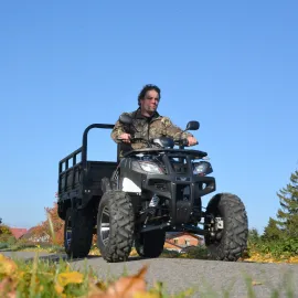 Quad utilitaire électrique HECHT FARMIS 72 V/52 Ah 3000 W 475 kg de charge