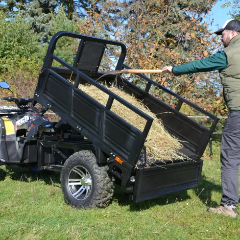 Quad utilitaire électrique HECHT FARMIS 72 V/52 Ah 3000 W 475 kg de charge