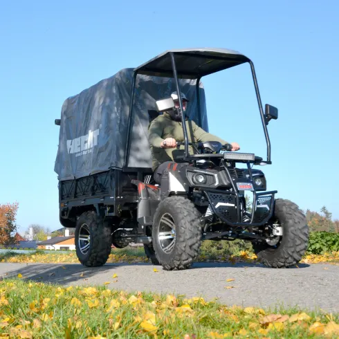 Quad utilitaire électrique HECHT CARGO 72 V / 62 Ah 3000 W homologué route 320 kg de charge